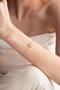 Heliophilia Silver Pulsera de Plata de Ley 925 con Baño de Oro Rosa y Circón